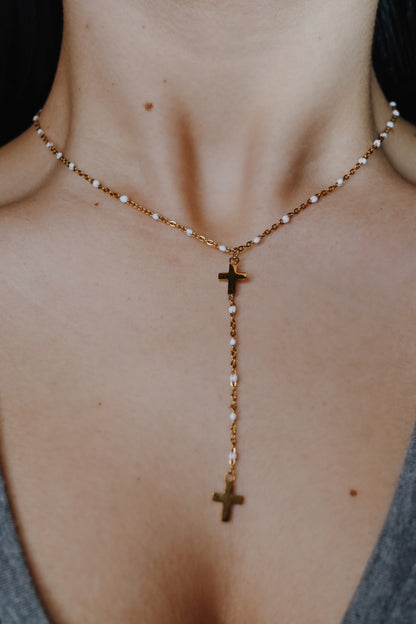 White Rosary