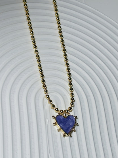 Purple Heart Necklace