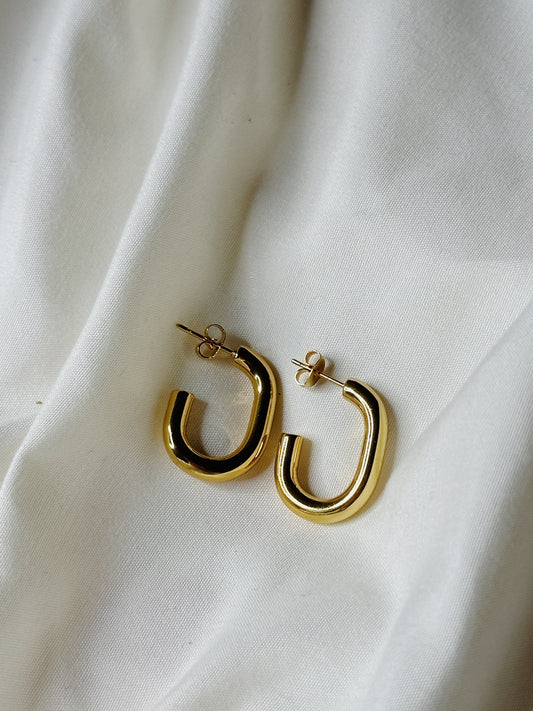 Sunlit Sparkles Hoops