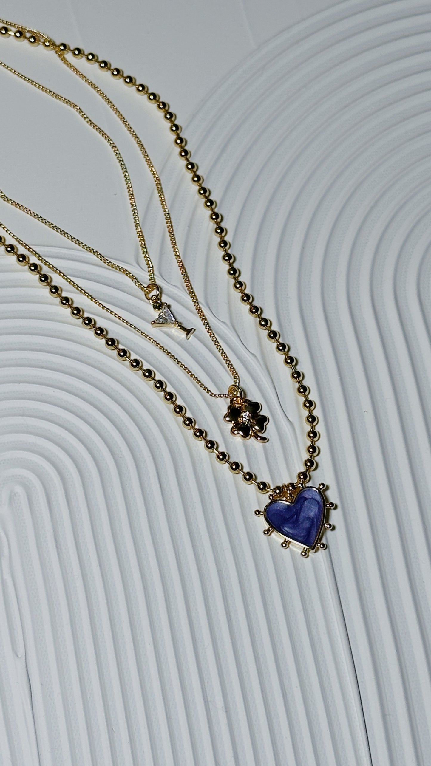 Purple Heart Necklace