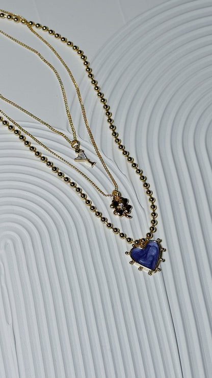 Purple Heart Necklace